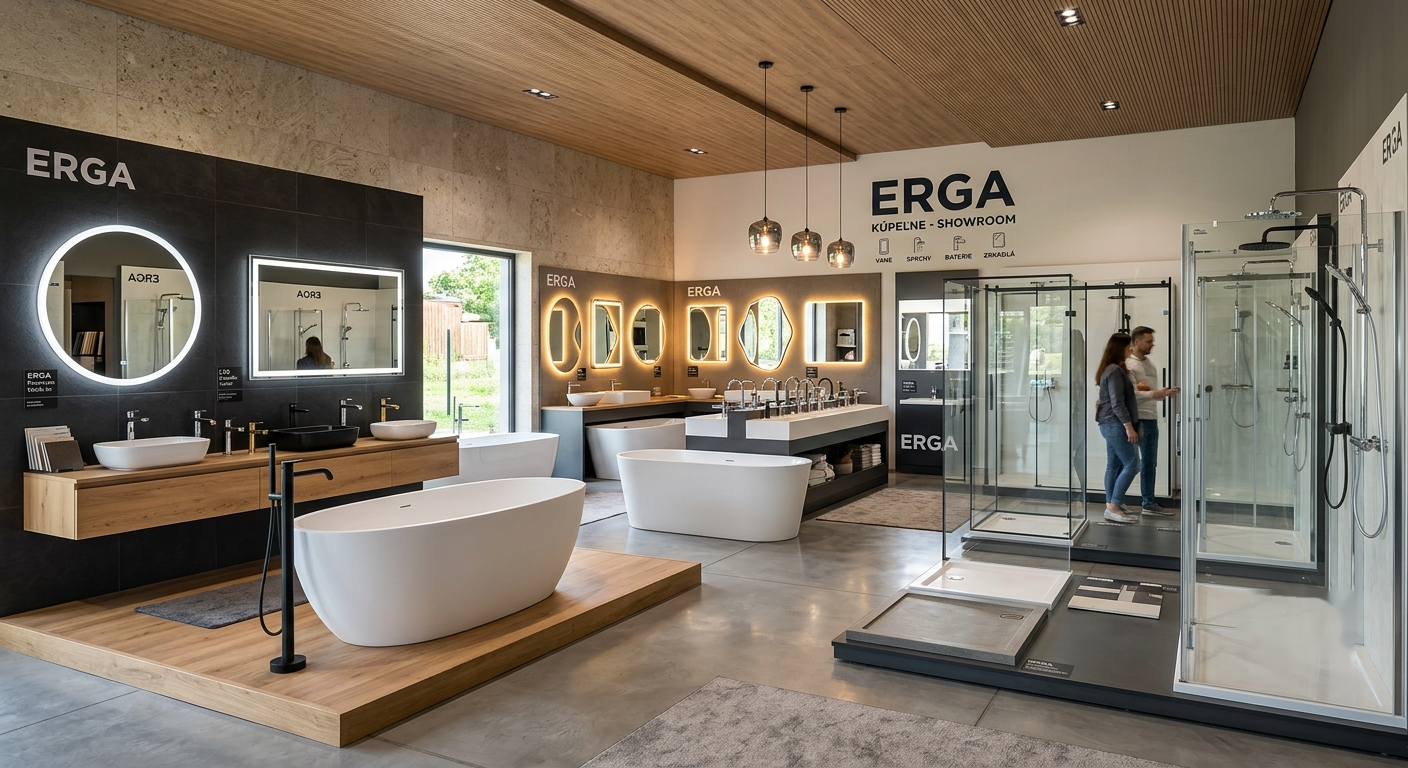 Erga — moderné kúpeľňové vybavenie za dostupné ceny
