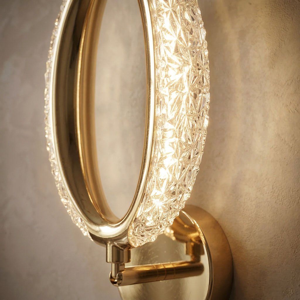 Toolight G171-W Gold – zlatý dekoratívny detail vo vnútri oválneho tienidla