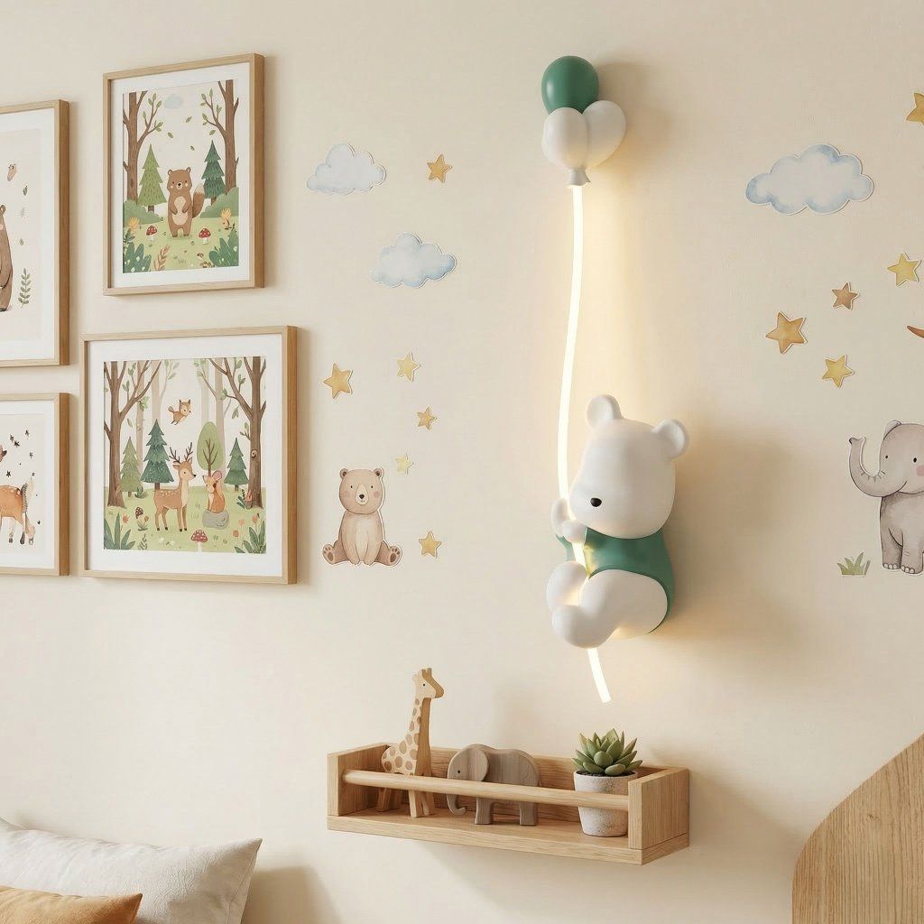 Toolight G170-W – lampa v detskej izbe, rozprávková atmosféra na stene