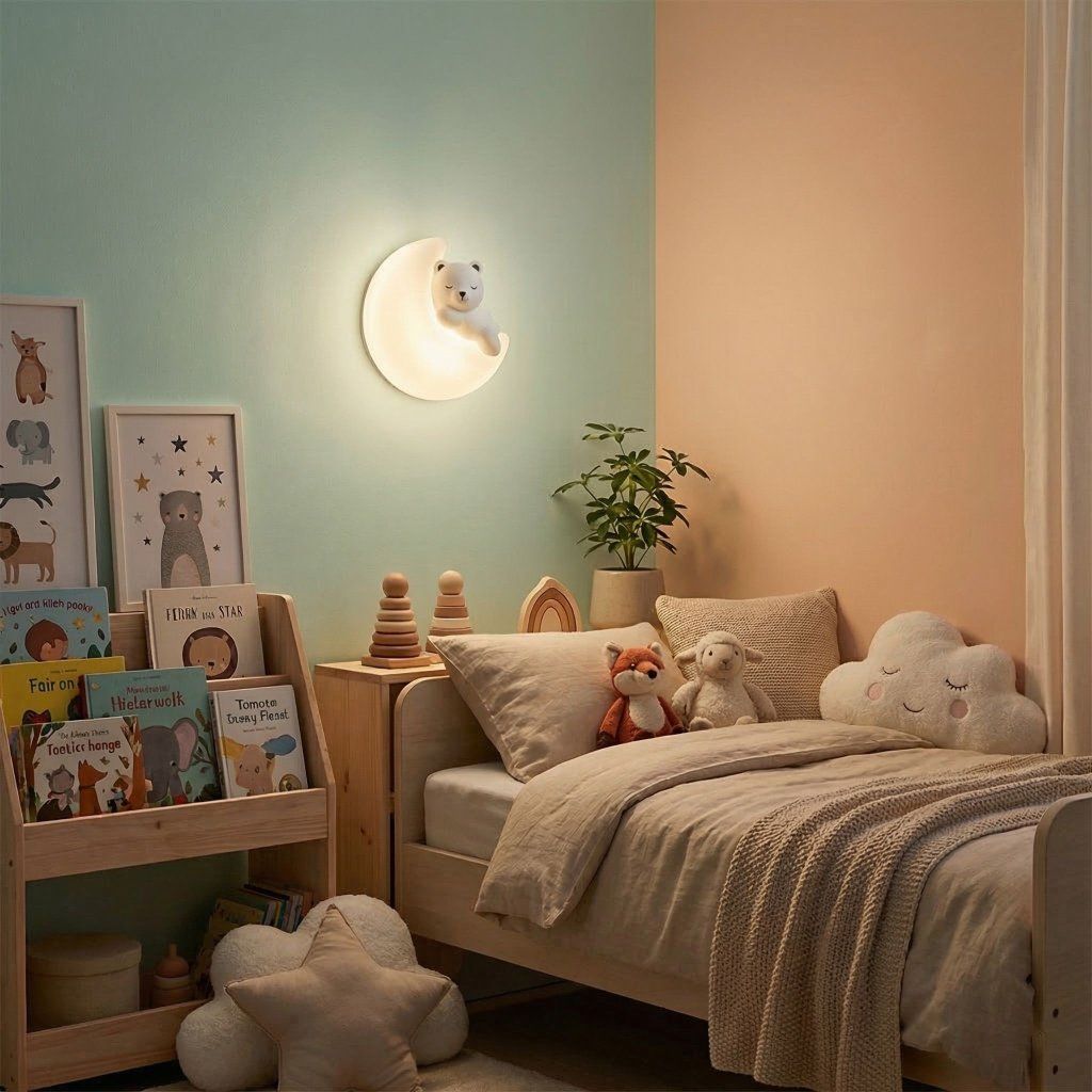 Toolight G180-W – biela farba lampy, harmónia s detskou izbou