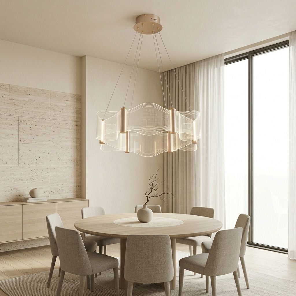 Toolight G151-CP – lampa v modernom interiéri nad jedálenským stolom alebo v obývačke