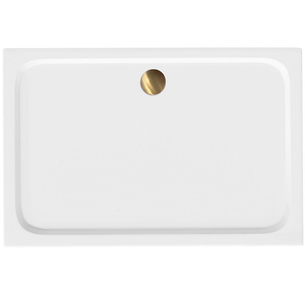 Rea Belmond akrylová sprchová vanička biela 1200×900 mm – pohľad zhora