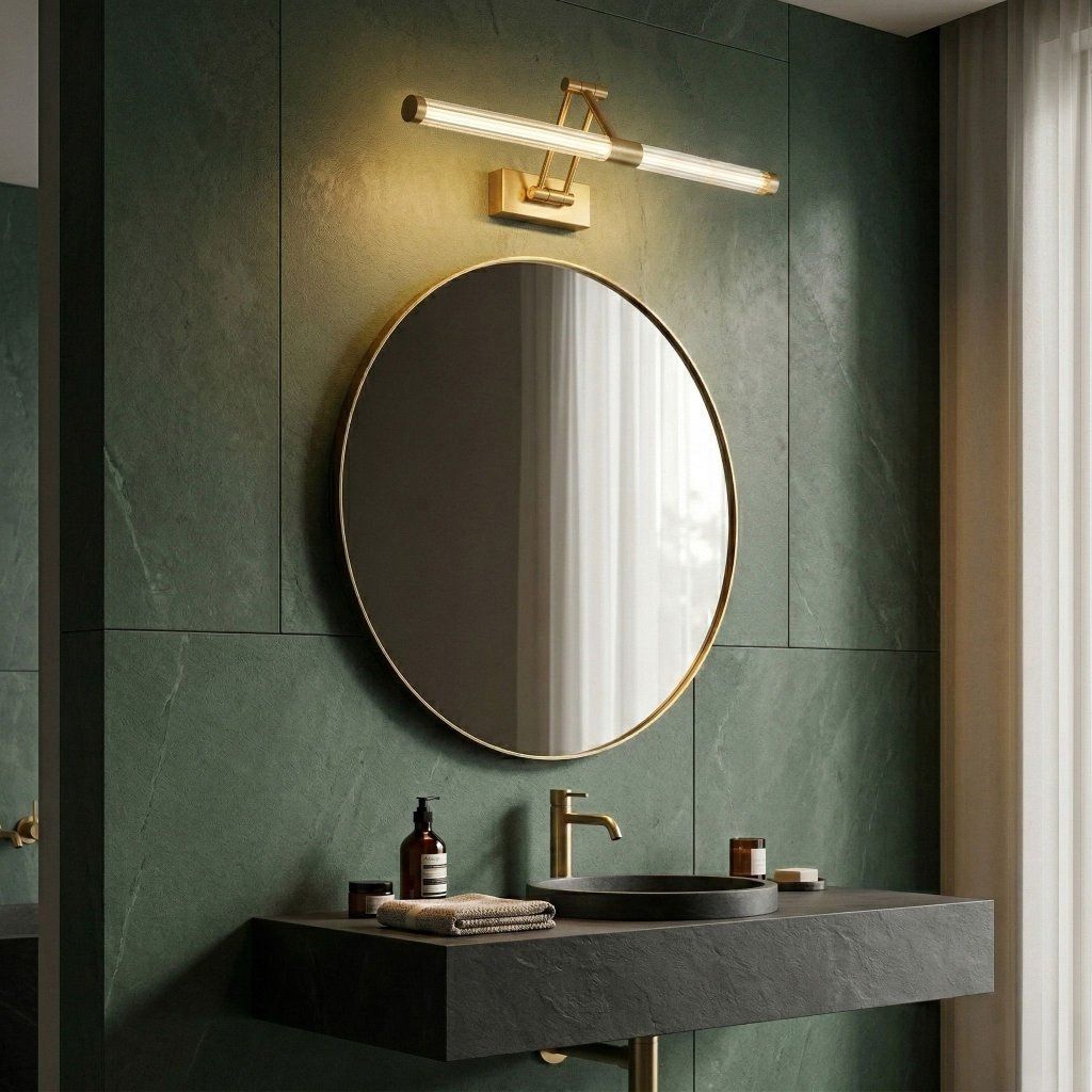 Toolight APP1900-1W – detail zlatej matnej hliníkovej konštrukcie a transparentného krytu zboku