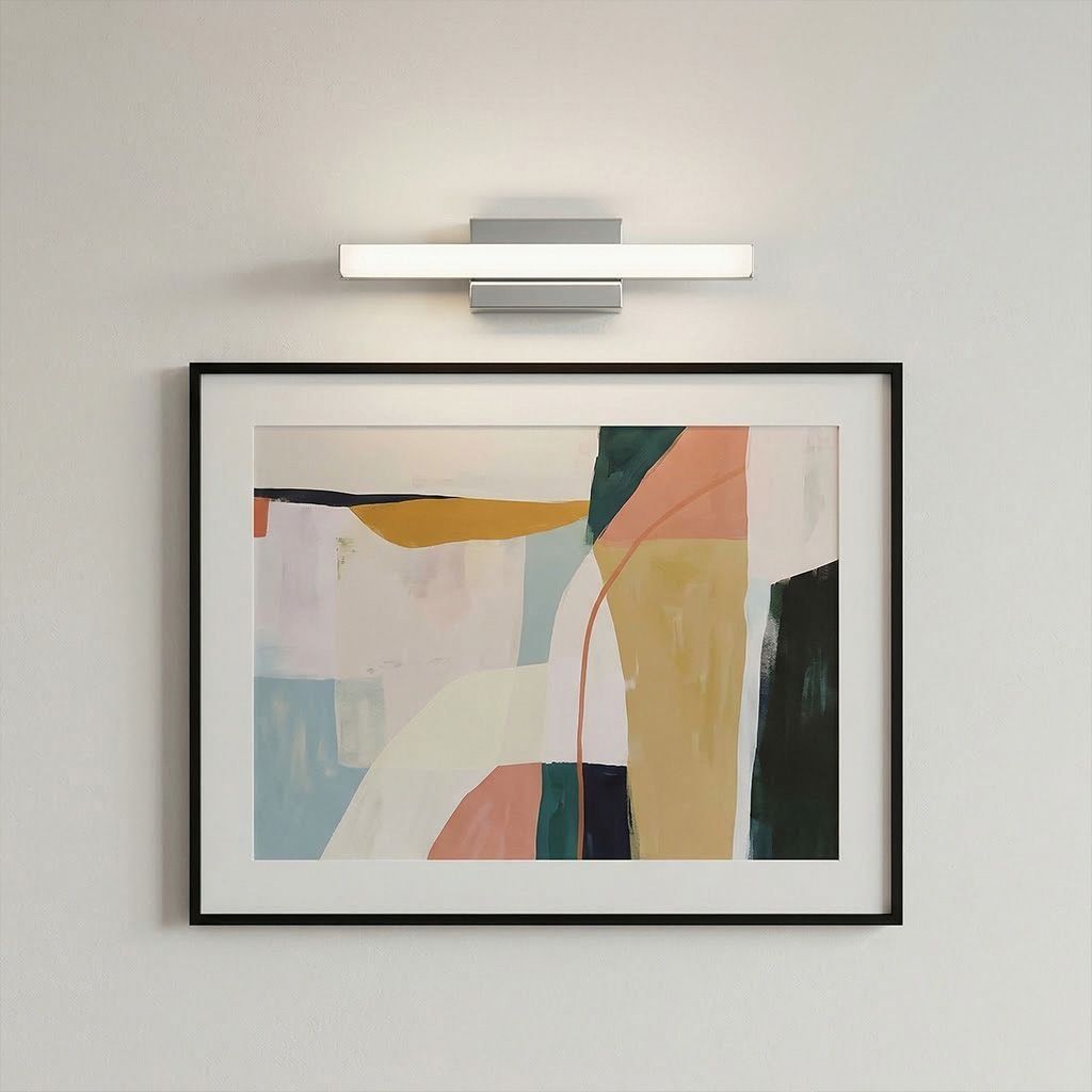 Toolight APP1845-1W Chrom – mliečne tienidlo, plynulá svetelná línia, LED 6 W