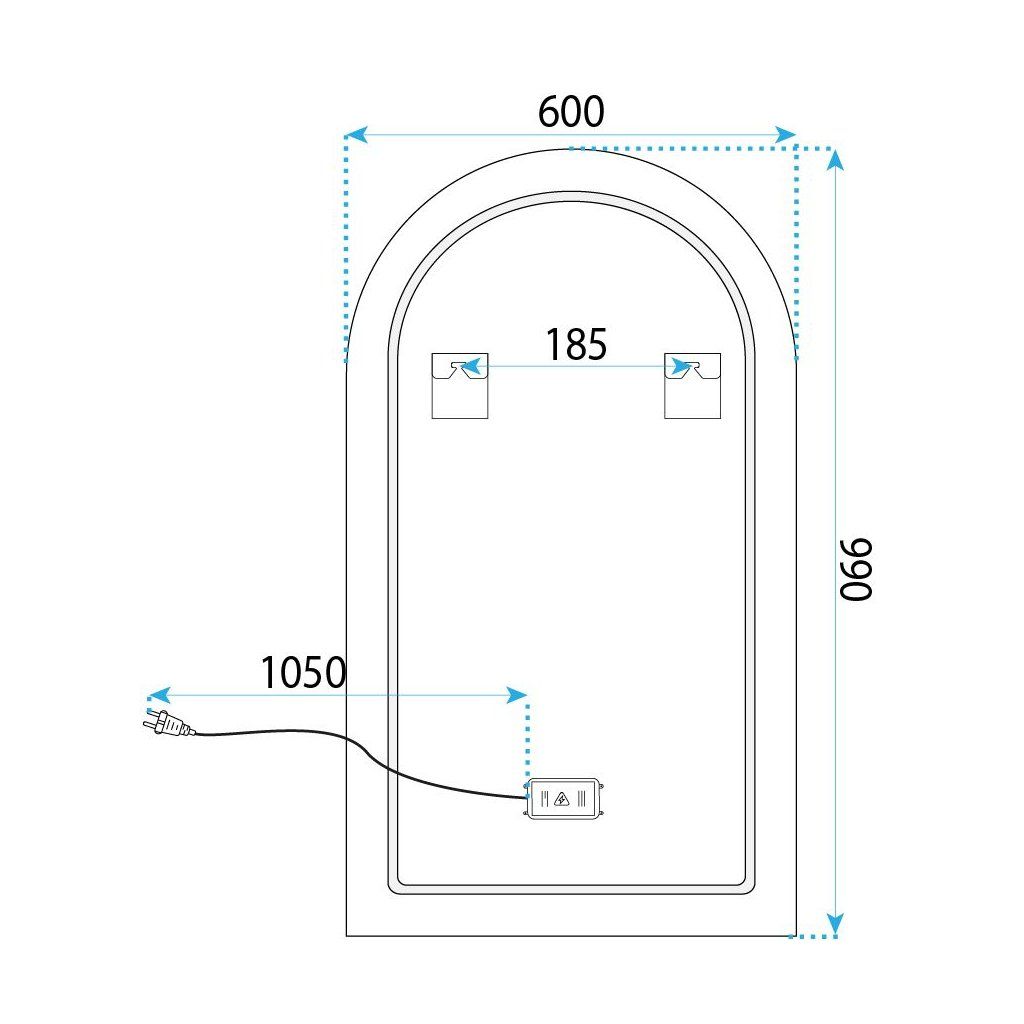 Rea Top – detail profilu 20 mm, kábel so zástrčkou