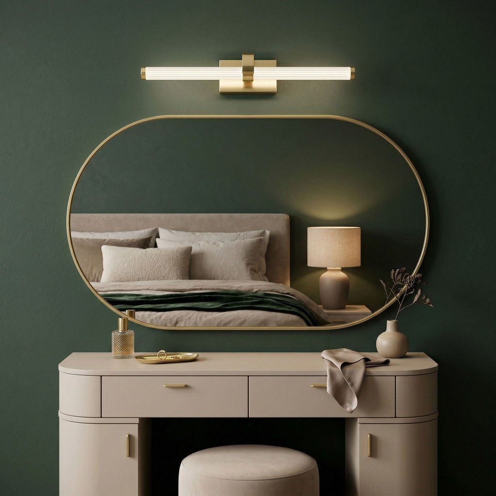 Toolight APP1886-1W – LED 13 W, 4000 K, svetelný efekt zlatej hliníkovej lineárnej lampy