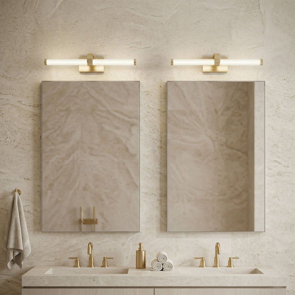 Toolight APP1885-1W – zlatá matná hliníková lampa v modernom interiéri