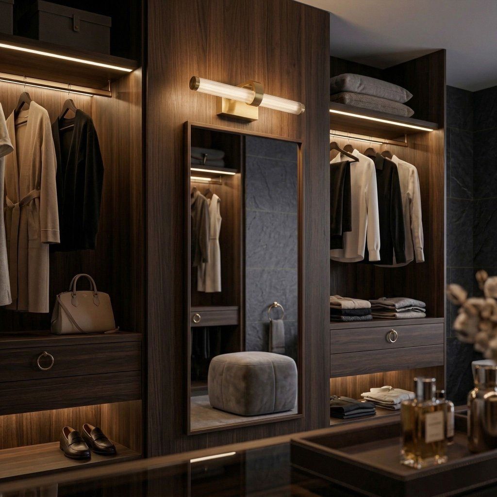 Toolight APP1885-1W – LED 9 W, 4000 K, svetelný efekt zlatej hliníkovej 400 mm lampy