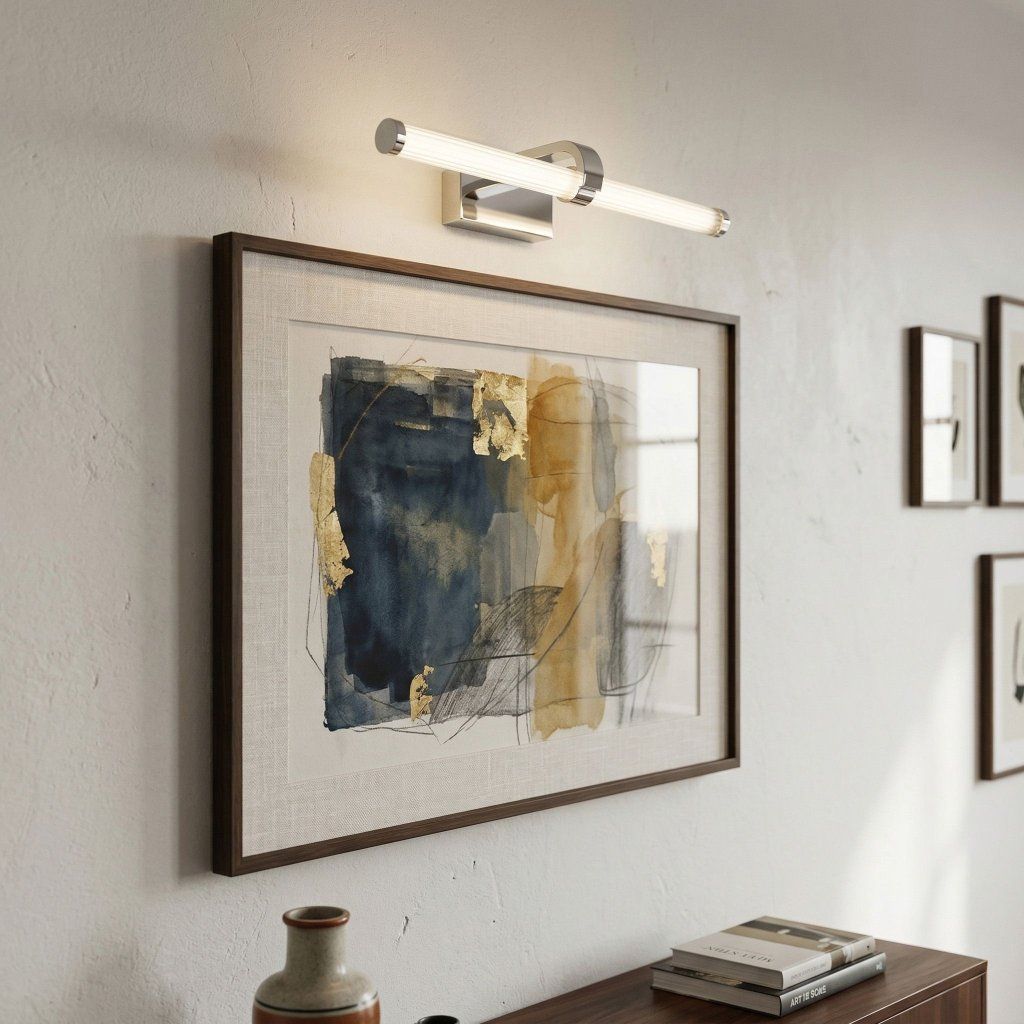 Toolight APP1881-1W – chrómová lineárna lampa v modernom interiéri, predsieň alebo kúpeľňa