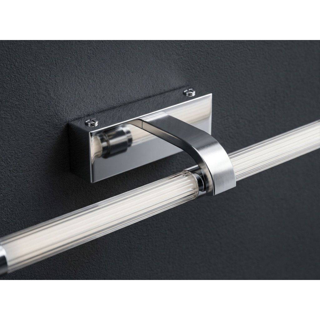 Toolight APP1881-1W – 400 mm chrómová hliníková lampa, pevná montáž na stenu