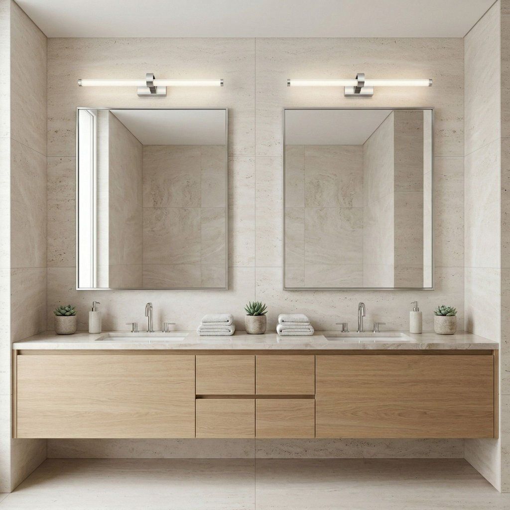 Toolight APP1881-1W – skupinová inštalácia chrómových hliníkových 400 mm tyčí, lesklý rytmus