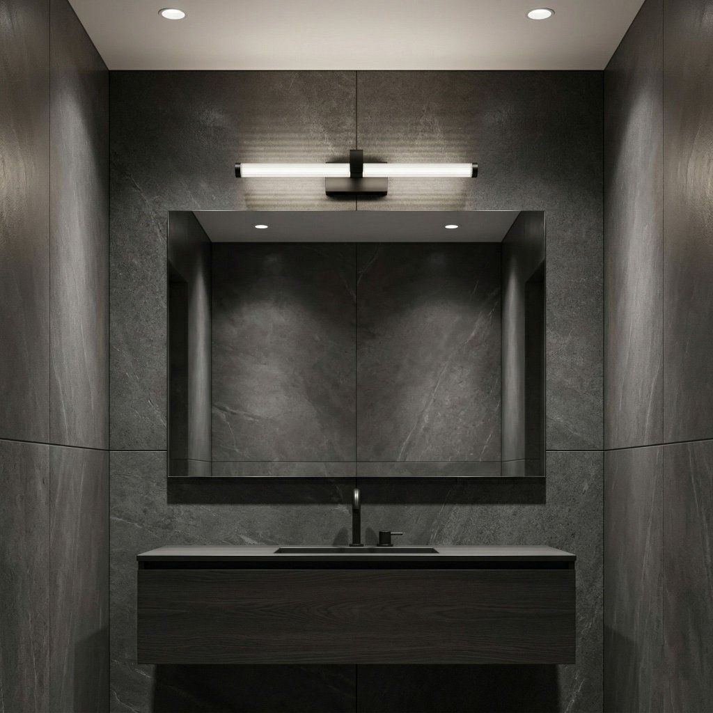 Toolight APP1887-1W – detail čierneho hliníkového profilu, odolná konštrukcia