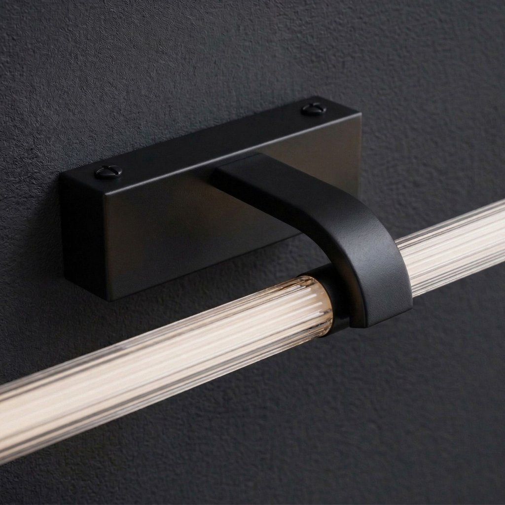 Toolight APP1887-1W – transparentný kryt, LED 9 W, čierna technická svetelná línia