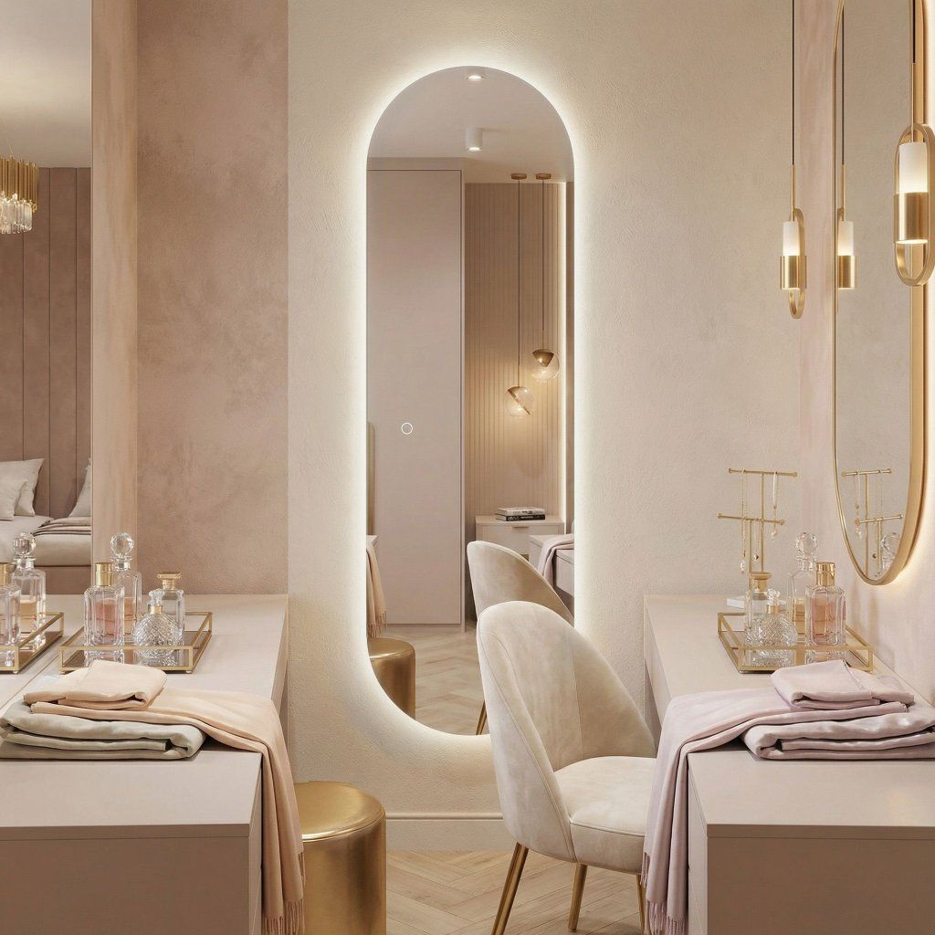 Rea MOL-OV LED zrkadlo kapsula 500x1500 mm – celkový pohľad