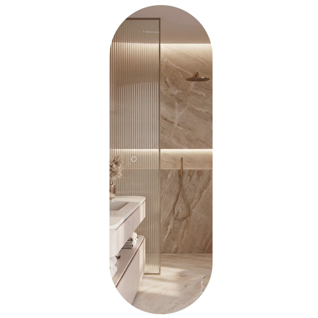 Rea MOL-OV – detail LED osvetlenia sledujúceho oválnu kontúru kapsuly