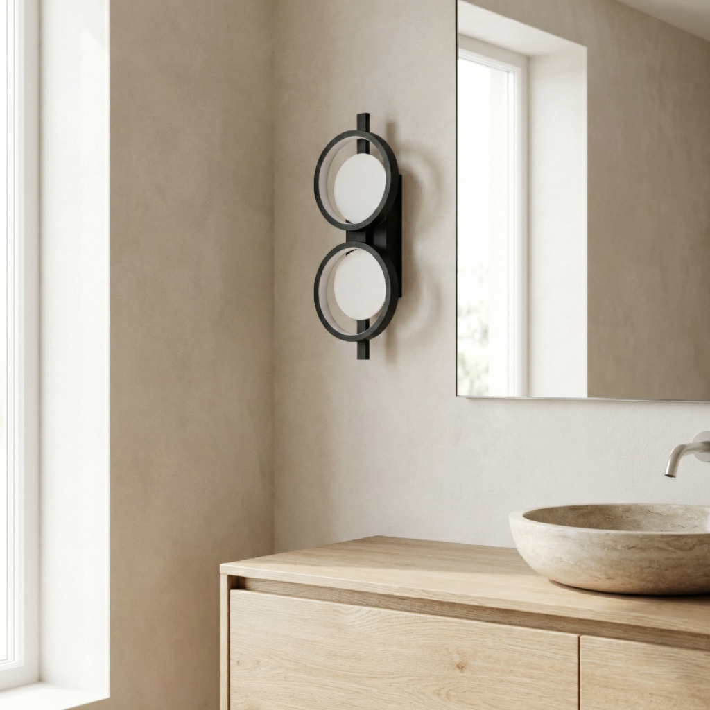 Toolight APP1917-W Black – párová inštalácia po stranách postele alebo zrkadla