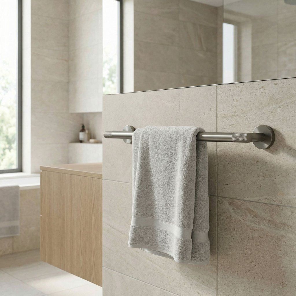 Rea Modern 6603 – vešiak na uterák v modernej kúpeľni, kolekcia Modern Rea