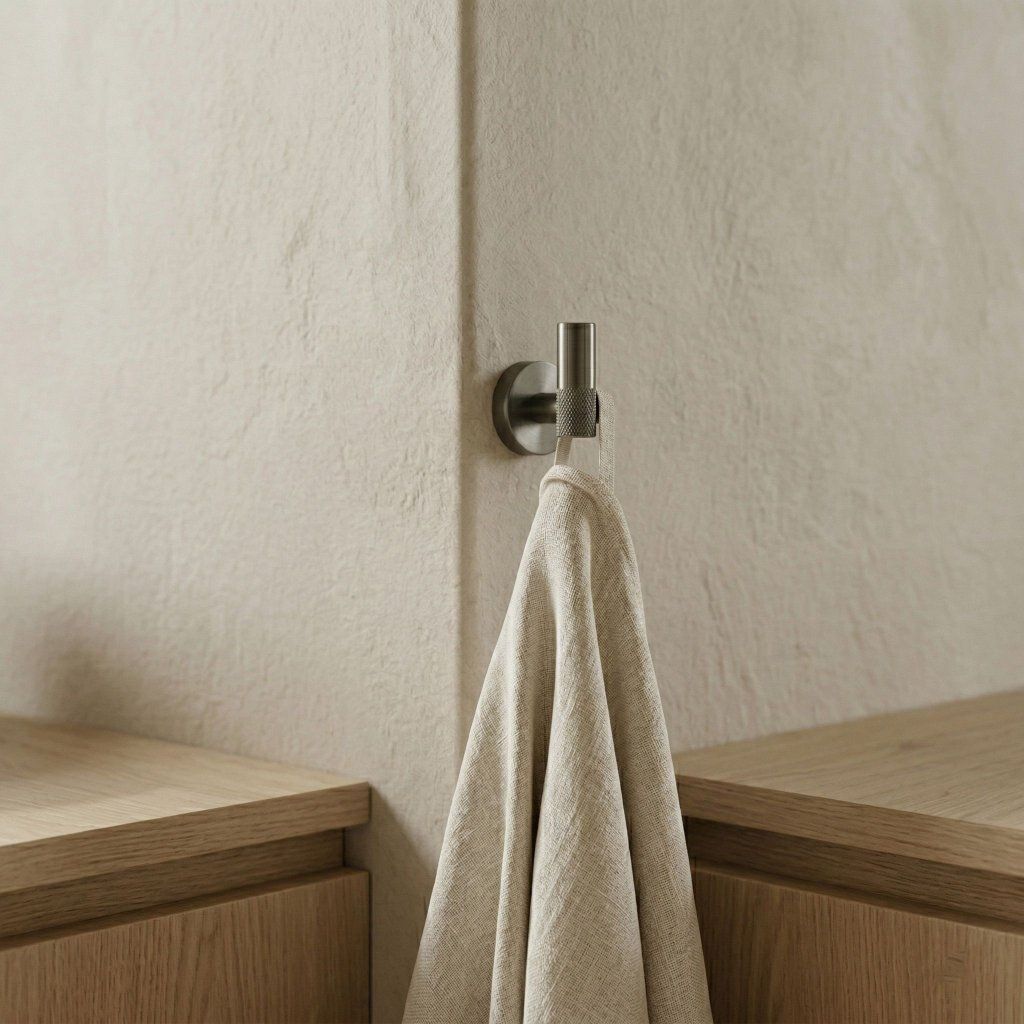 Rea Modern 6606 – grafitový vešiak v loftovej alebo modernej kúpeľni, séria Modern Rea