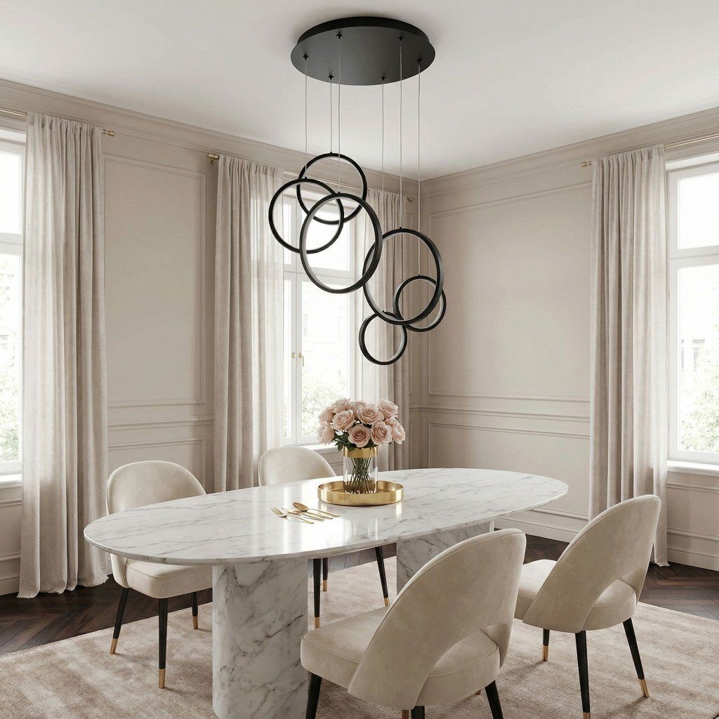 Toolight APP1921-CP Black – lampa na schodisku alebo v hale s vysokým stropom