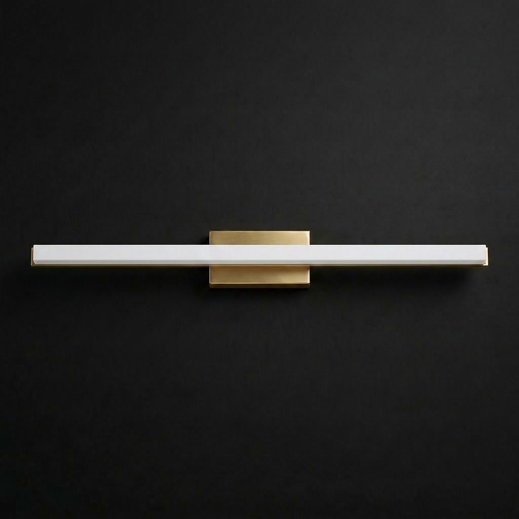 Toolight APP1853-1W – detail zlatej matnej kovowej konštrukcie a mliečneho tienidla zboku