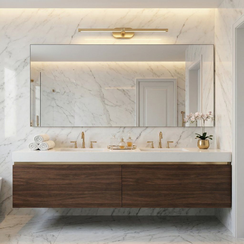 Toolight APP1893-1W – lampa nad zrkadlom v kúpeľni alebo spálni, proporčné osvetlenie