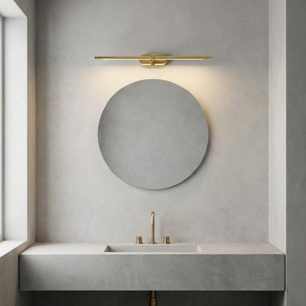 Toolight APP1890-1W – párová vertikálna inštalácia po stranách zrkadla, zlatá symetria