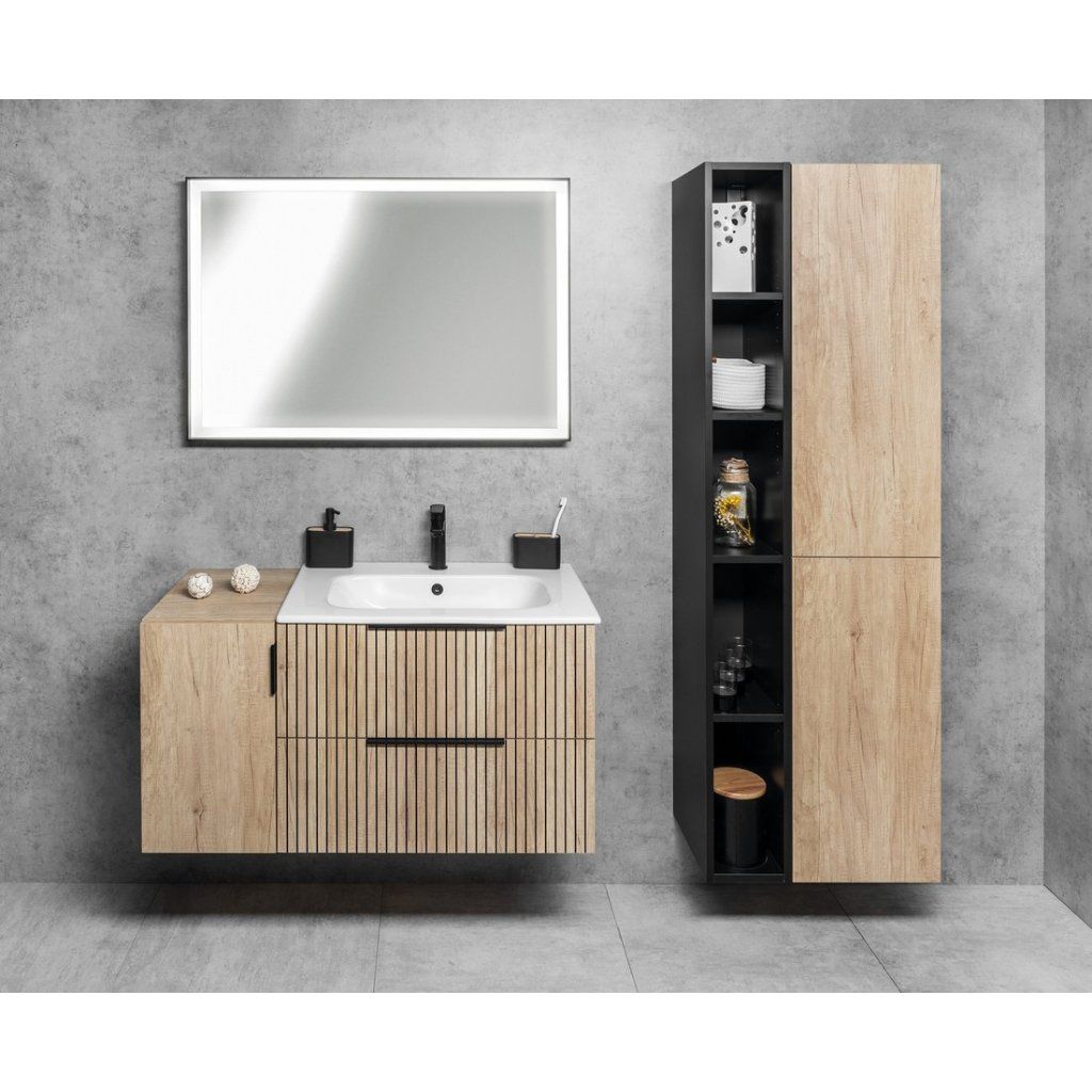 Sapho CIRASA STRIP detail frézovania a zásuviek