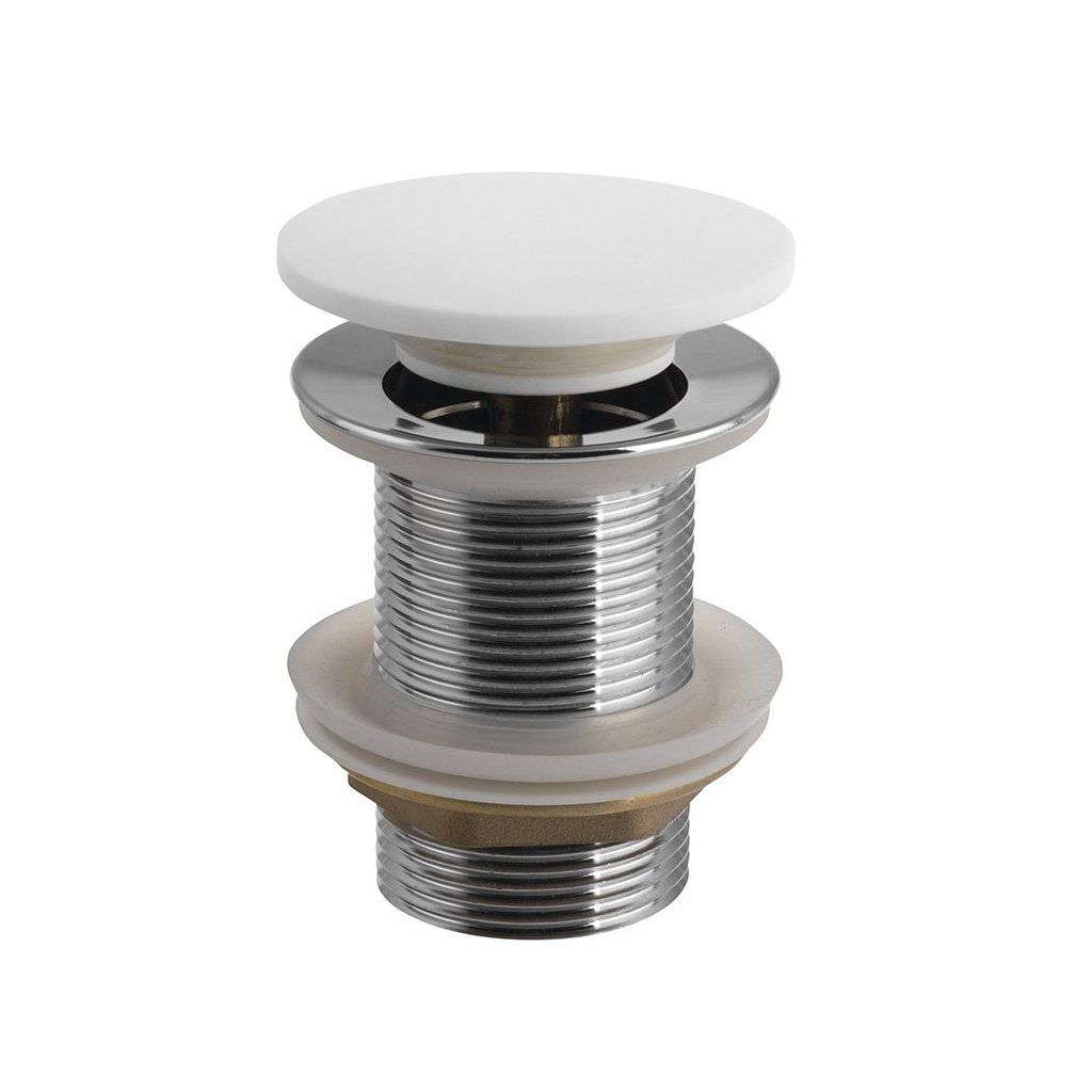 Sapho THIN umývadlová výpusť biela matná Rockstone