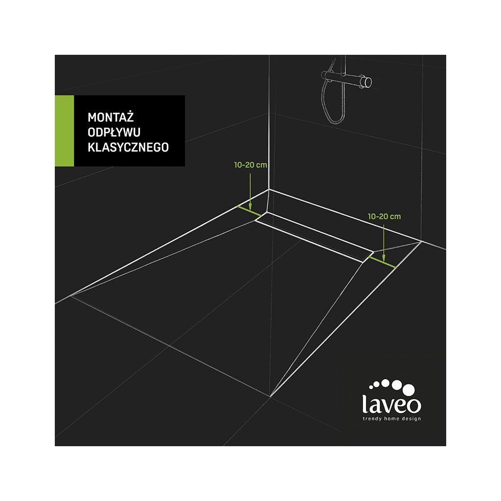 COB Basso nízka montážna výška nivelačné nožičky inštalácia podlaha