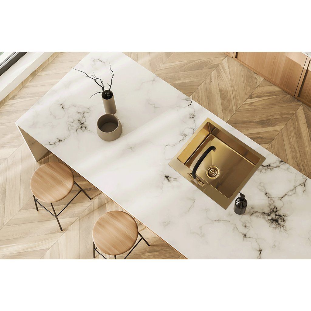 Laveo Malawi hĺbka misy 200mm Space Saving sifón rozmery 500x580