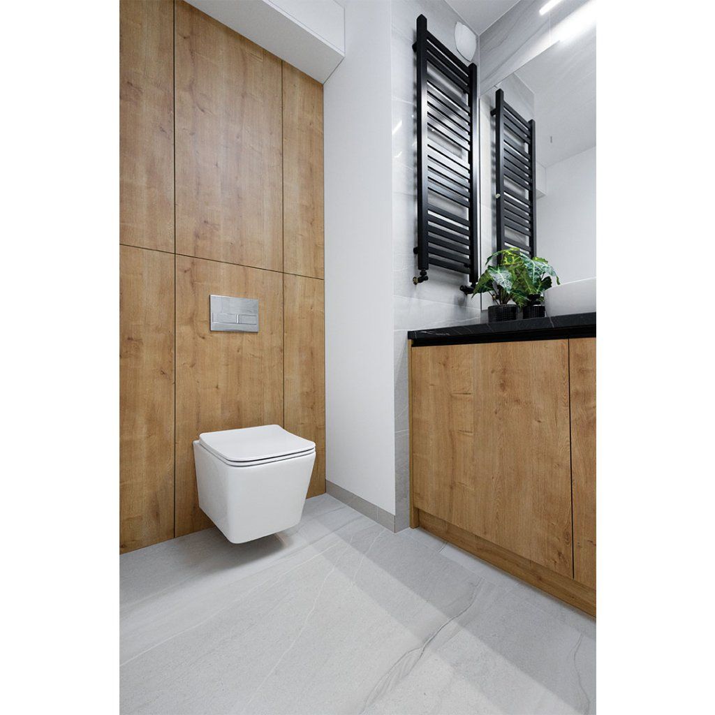 Detail duroplastového povrchu Laveo Desna ADA-600K biela odolnosť