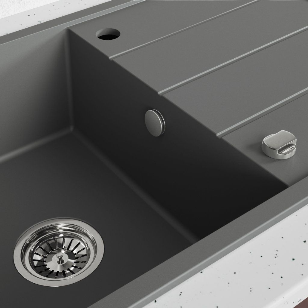 Laveo Wolin odkvapkávač drážky voda misa automatická zátka