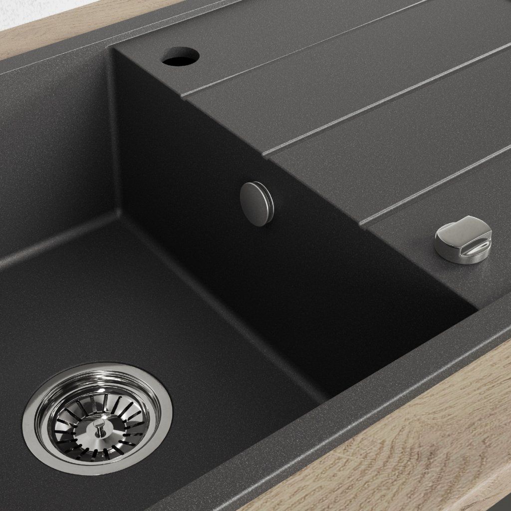 Laveo Wolin reverzibilný odkvapkávač inset montáž Space Saving sifón