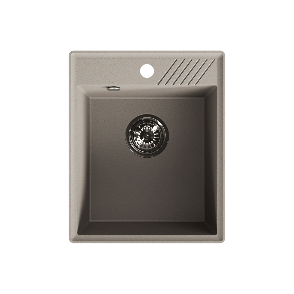 Laveo Hub granitový kuchynský drez 1-miska béžová SPH-410Y