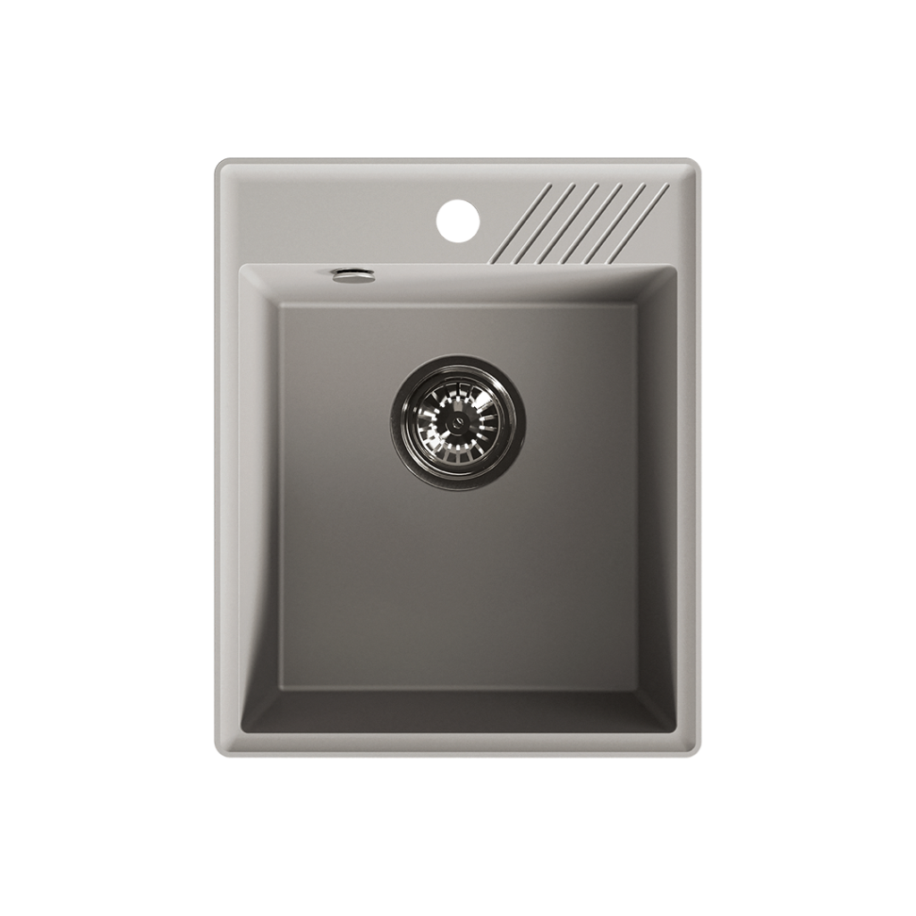 Laveo Hub granitový kuchynský drez 1-miska sivá SPH-510Y