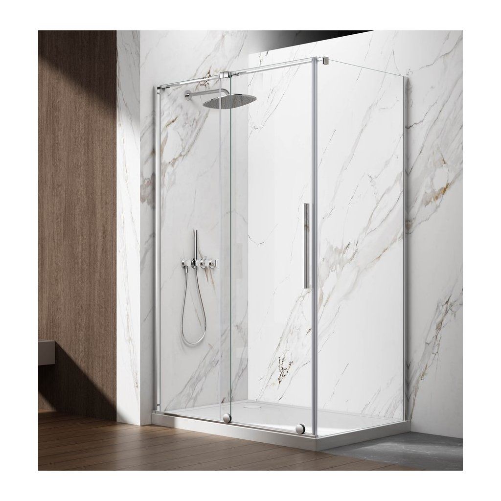 Gelco Spirit chrómový obdĺžnikový sprchový kút 140x90