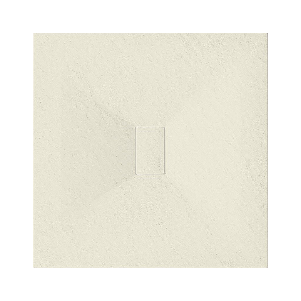 Mexen Hugo, štvorcová sprchová vanička, SMC, 100 x 100 cm, béžová, 42691010