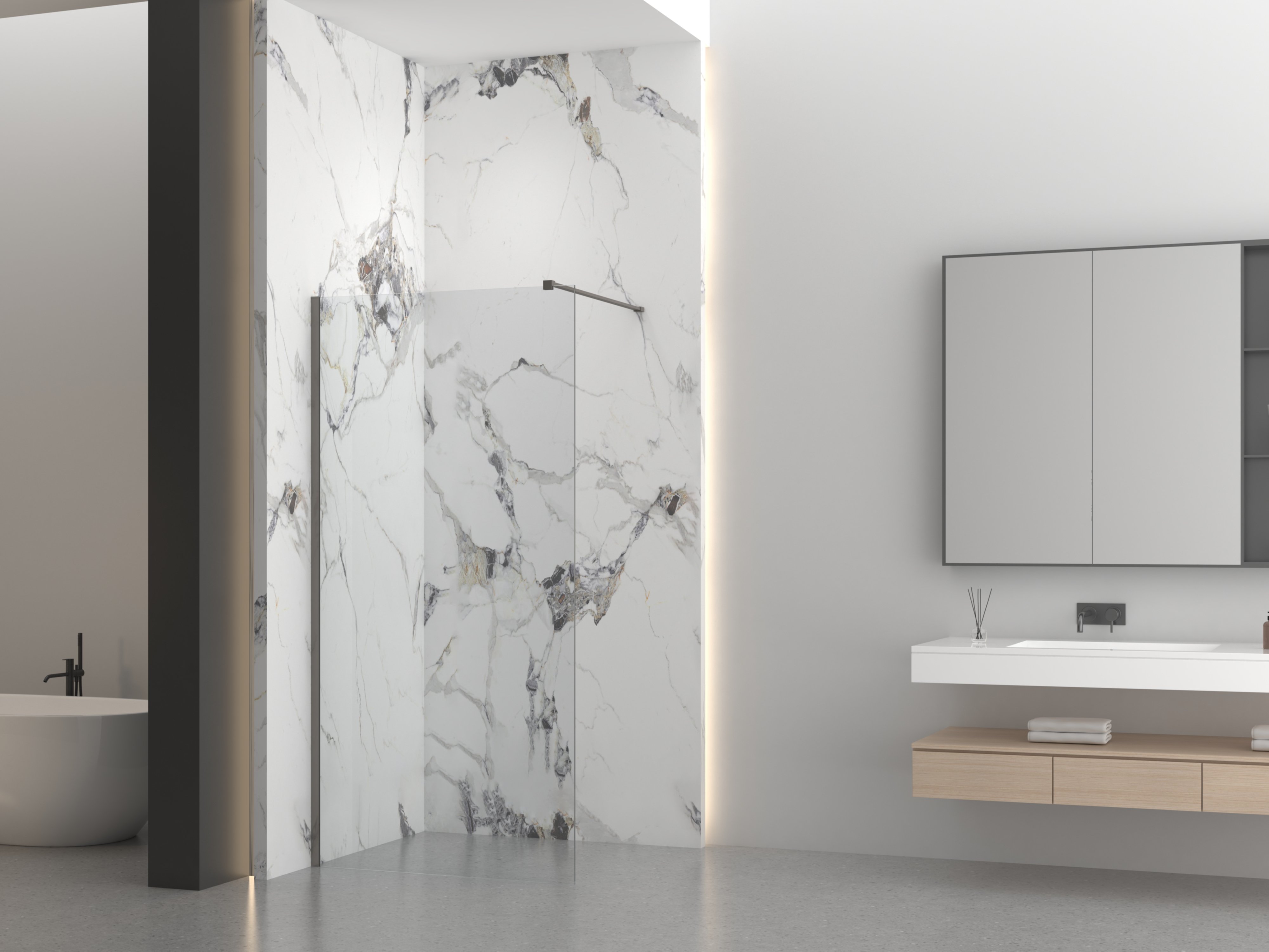 ERGA Paris Walk-in 100×200 cm